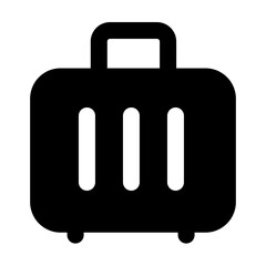 luggage, luggage icons, luggage    icon editable stroke outline icon isolated on white background flat vector illustration. Pixel perfect. 64 x 64.