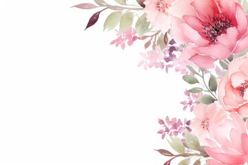 Fototapeta premium Minimal pink bouquet pattern flower plant.
