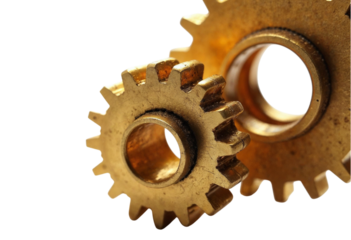 gears on white background