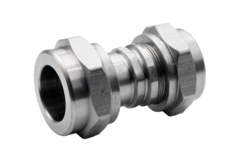 nuts and bolts isolated on white background