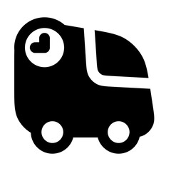 delivery car,deliverycar icons, delivery car   icon editable stroke outline icon isolated on white background flat vector illustration. Pixel perfect. 64 x 64
