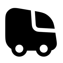 delivery car,deliverycar icons, delivery car   icon editable stroke outline icon isolated on white background flat vector illustration. Pixel perfect. 64 x 64
