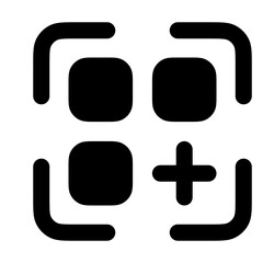 Fototapeta premium scan, scan icons, scan icon editable stroke outline icon isolated on white background flat vector illustration. Pixel perfect. 64 x 64