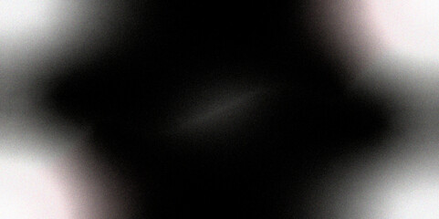 Abstract Background of Black and White Grainy Gradient, Poster header cover backdrop design, Dark grainy banner background  white teal black color gradient, shine bright light and glow template.