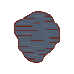 Carbon Filled Icons , Vector illustration