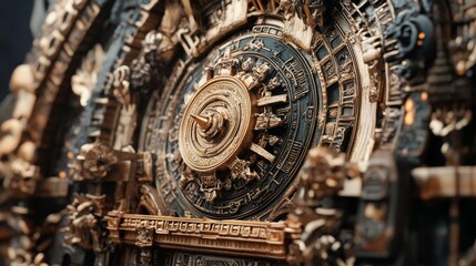 Obraz premium A beautifully detailed esoteric artifact, with hidden meanings and intricate designs,