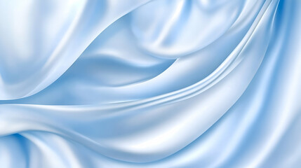 Obraz premium A soft, textured blue background with gentle highlights and shadows, giving the effect of smooth fabric or water reflections