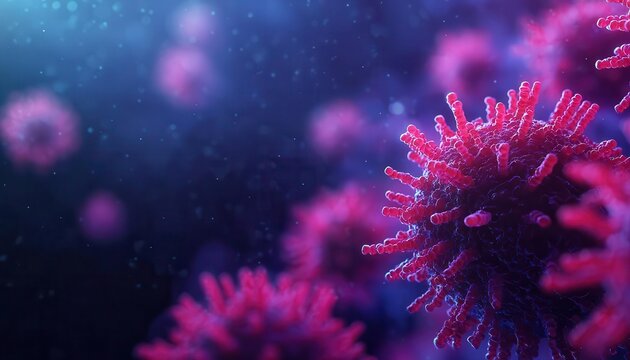 Bacteria in an alienlike environment, futuristic and otherworldly, blending scifi and science, Bacteria, SciFi Microorganisms