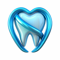 Obraz premium Dental care tooth icon logo design