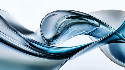 A transparent background with soft gradients transitioning from light grey to clear, with subtle reflections and soft shadows giving a glassy effect