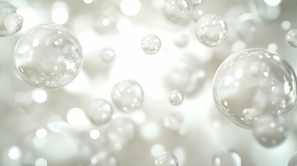 A transparent background with soft gradients transitioning from light grey to clear, with subtle reflections and soft shadows giving a glassy effect