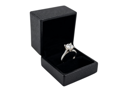 diamond ring in a box