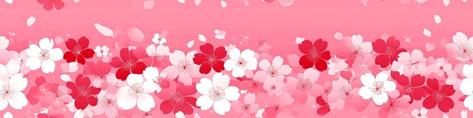 Fototapeta premium Softly Rendered Cherry Blossoms in Gentle Shades