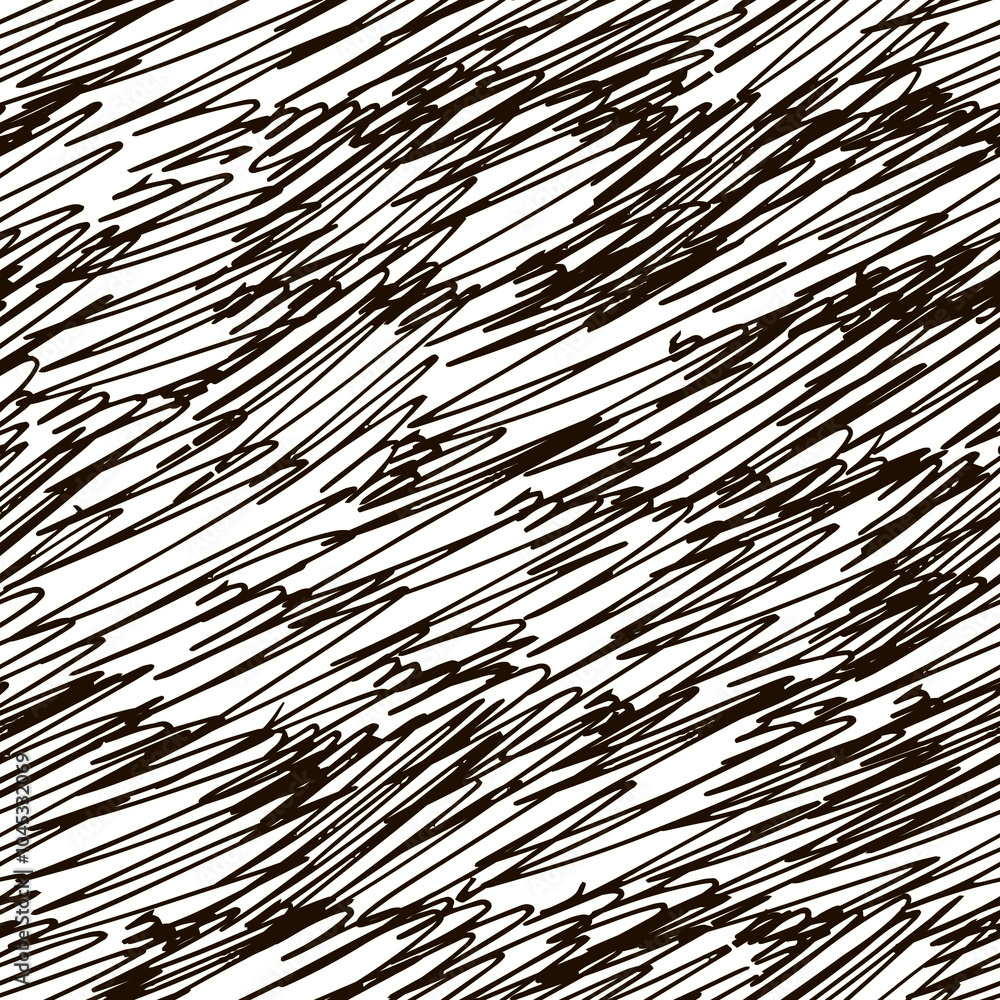 Poster abstract black and white lines create dynamic patterns on a light background