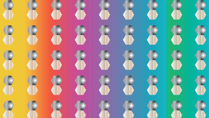 Peaches. Rainbow abstract background pattern or peach in color.