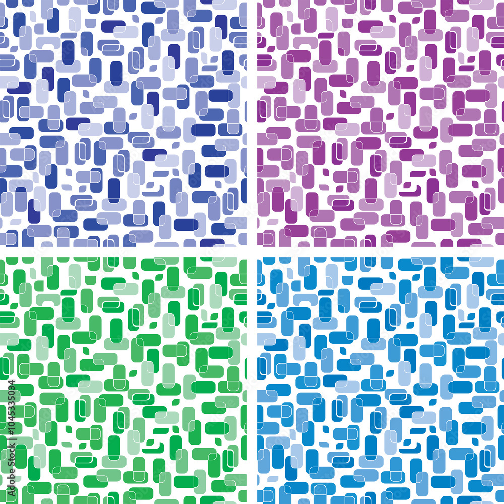 Poster vivid and intricate patterns of colored shapes create a lively visual experience