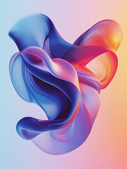 Obraz premium abstract flowing colors