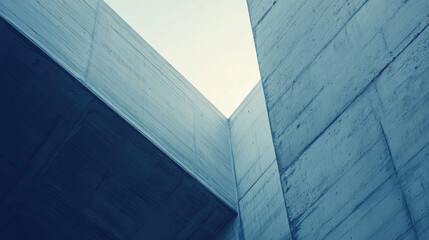 Minimalistic Abstract Architecture Desktop Wallpaper, Clean Lines, Monochrome Palette.