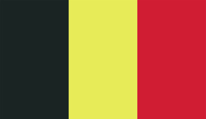 Fototapeta premium Belgium vector flag Beautiful flag in eps Flag icon