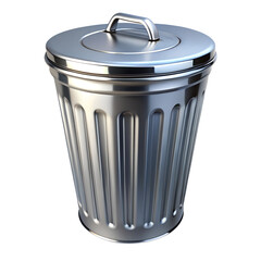 trash can isolated on white