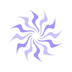 Fototapeta premium Simple purple circle elements vector illustration, abstract purple circle icon vector 