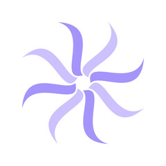 Simple purple circle elements vector illustration, abstract purple circle icon vector 