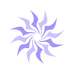 Simple purple circle elements vector illustration, abstract purple circle icon vector 