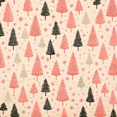 Christmas pattern backgrounds plant.