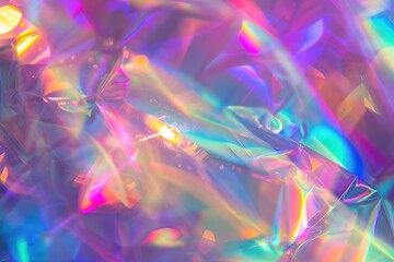 Abstract pastel holographic foil texture background