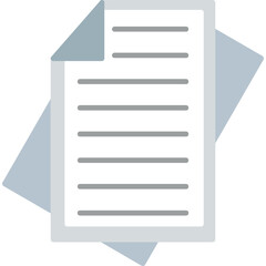 Fototapeta premium Paper Icon