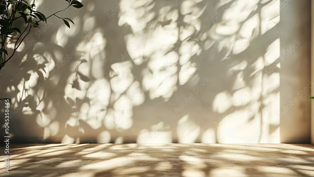 Aufkleber blurred overlay effect for and mockups. wall texture with organic drop diagonal shadow and rays of l