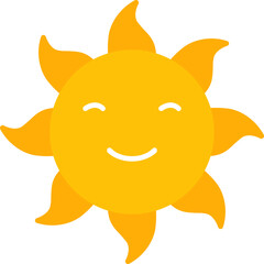 sun cartoon character