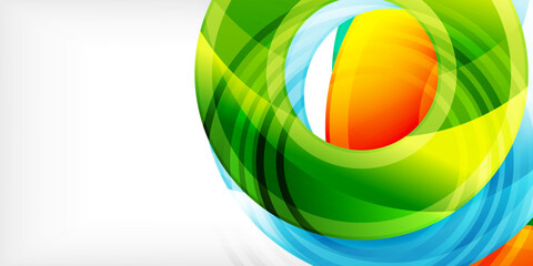 Fototapeta premium Circles, round elements, ring shapes premium background. Vector Illustration For Wallpaper, Banner, Background, Card, Book Illustration, landing page