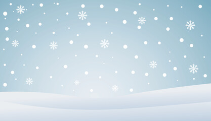 white snow falling abstract vector background