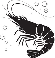 Shrimp vector design