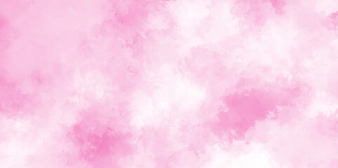 Abstract colorful pink Watercolor background, texture wall and have copy space for text abstract shape, pink or white smoke transparent effect overlay.