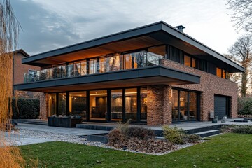 Tranquil atmosphere in a luxury home building