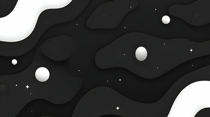 An abstract grey background with bold, asymmetrical shapes in varying shades of grey and white, scattered across a dark backdrop, creating a dynamic and modern look