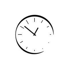 Fototapeta premium clock isolated on white 