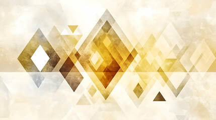 An abstract marble background with geometric shapes like diamonds and triangles in varying shades of marble, arranged symmetrically over a soft gradient