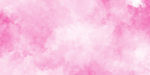 Fototapeta premium Abstract colorful pink Watercolor background, texture wall and have copy space for text abstract shape, pink or white smoke transparent effect overlay.