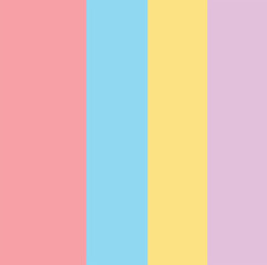 Colorful Vertical Stripes blue, yellow, purple, red