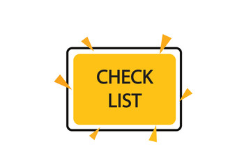 Obraz premium Printbutton web template,Speech,checklist,bubble, banner label