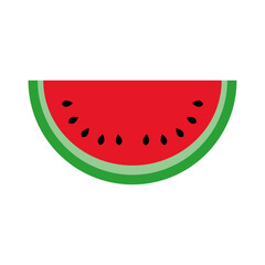 Watermelon Melon Fruit, slice of watermelon isolated on white