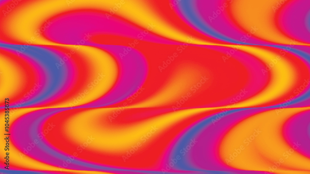 Poster abstract colorful neon gradient background. dynamic 3d background with smooth abstract shapes, brigh