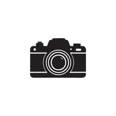 Black camera icon design art