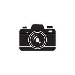 Black camera icon design art