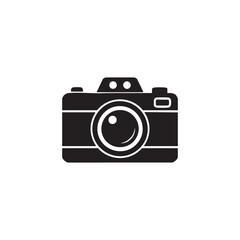 Black camera icon design art