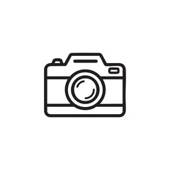Black camera icon design art