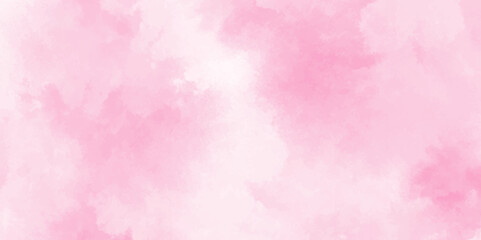 Vector fantasy light red and pink shades watercolor background. Hand drawn vector texture. Pastel color watercolor banner. Aquarelle paint paper textured stain canvas element for text design.	